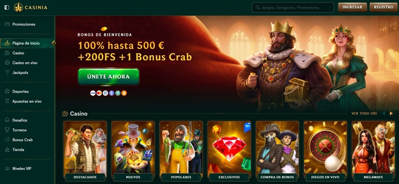 Casinia Casino en España