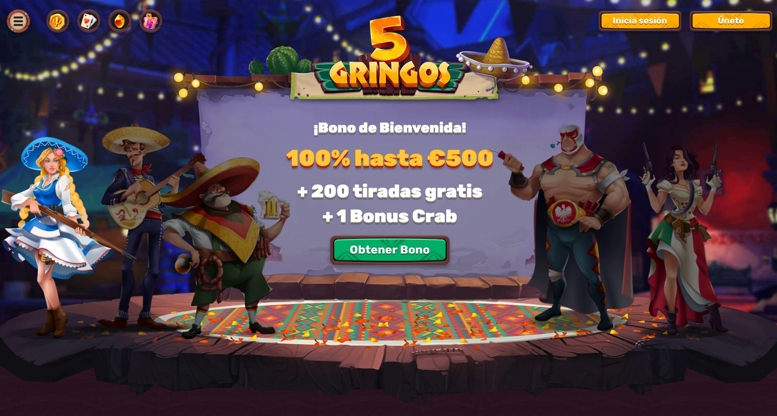 5Gringos Casino en España Reseña y bonificaciones