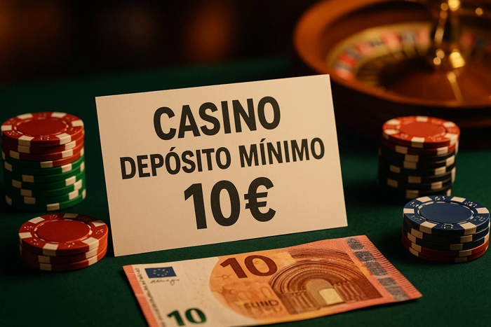 Casinos online con depósito mínimo de 10€ en España