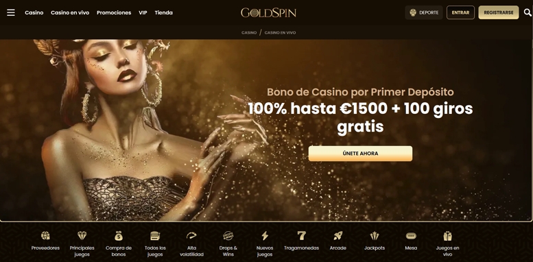 Goldspin Casino en España Reseña y bonificaciones